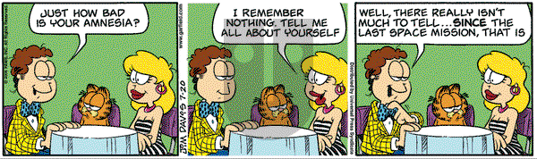 Garfield - Thursday July 20, 2006 Comic Strip