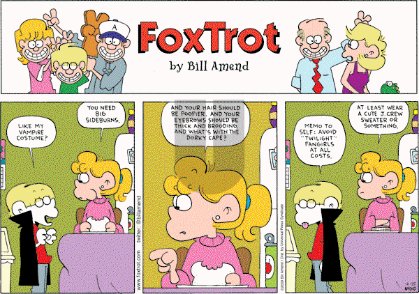 FoxTrot on Sunday October 25, 2009 Comic Strip