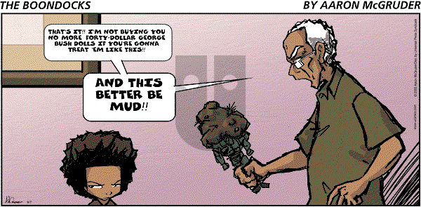 The Boondocks on Sunday April 10, 2011 Comic Strip