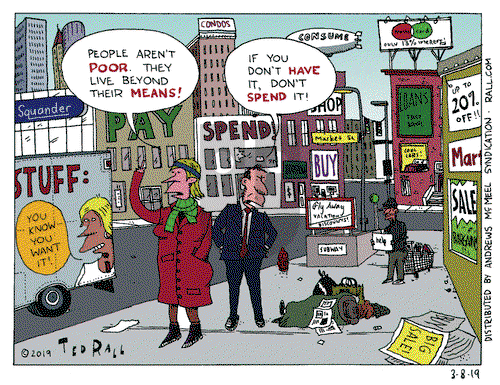 Ted Rall on Friday March 8, 2019 Comic Strip