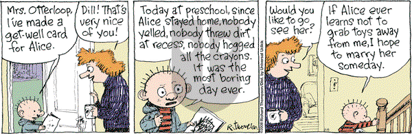 Cul de Sac on Friday January 6, 2012 Comic Strip