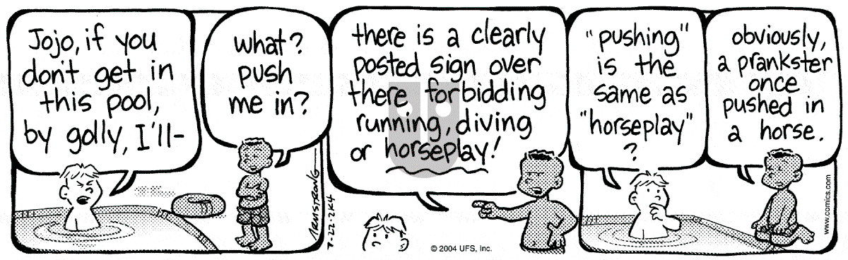 JumpStart - Thursday July 22, 2004 Comic Strip