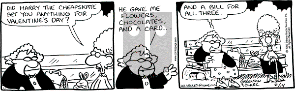 Lola on Thursday February 14, 2002 Comic Strip