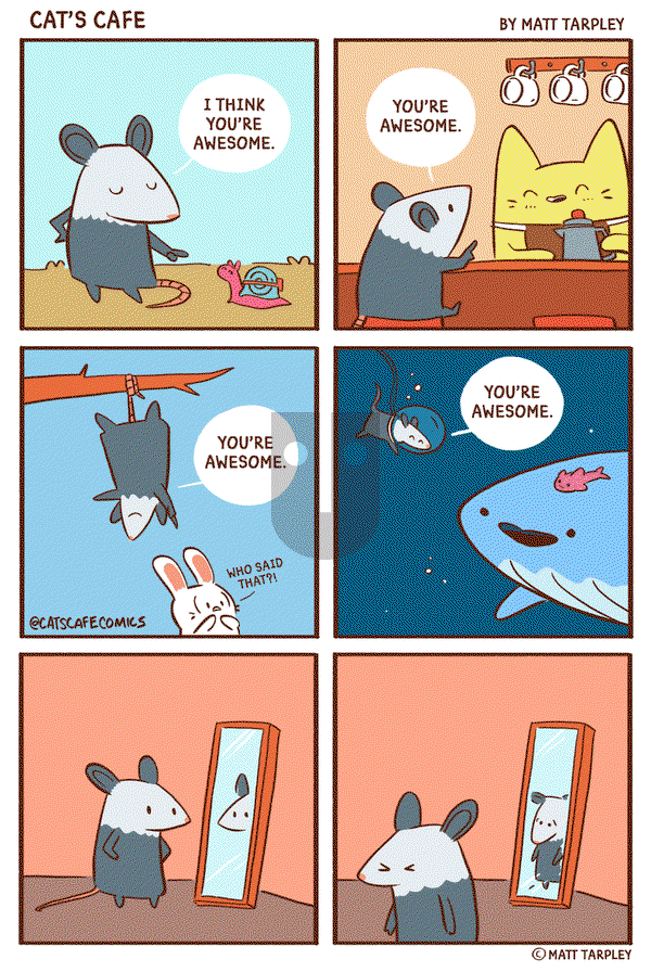 Cat's Cafe - Tuesday September 24, 2019 Comic Strip