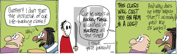 The Knight Life on Tuesday February 20, 2018 Comic Strip