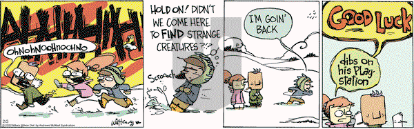 Wallace the Brave - Monday February 3, 2020 Comic Strip