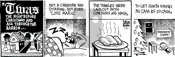 La Cucaracha on Monday December 22, 2003 Comic Strip