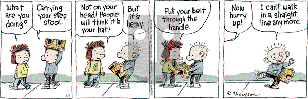 Cul de Sac on Friday April 5, 2019 Comic Strip