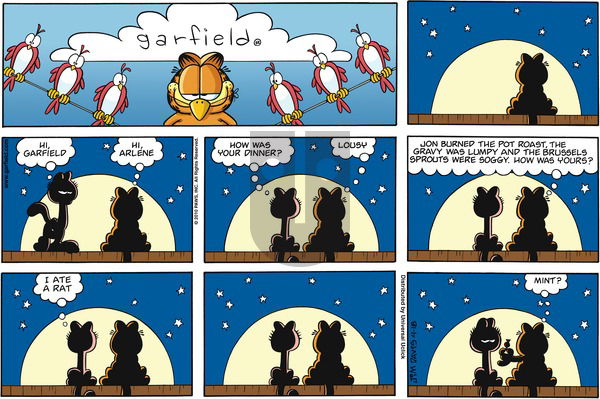 Garfield on Sunday April 18, 2010 Comic Strip