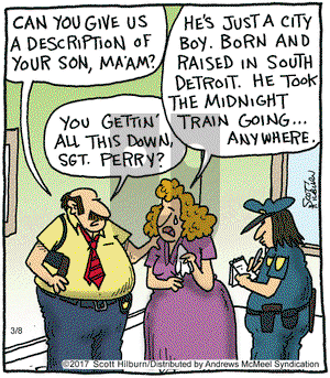 The Argyle Sweater on Wednesday March 8, 2017 Comic Strip
