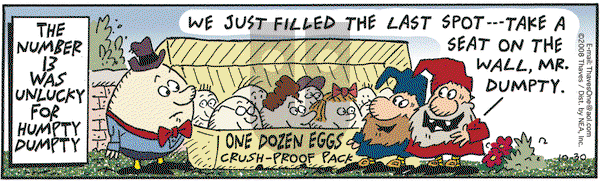 Frank and Ernest on Thursday October 30, 2008 Comic Strip