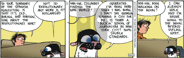 Get Fuzzy on Thursday October 7, 2010 Comic Strip