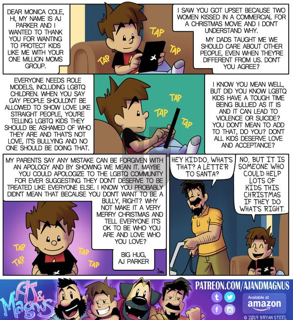 AJ and Magnus on Sunday December 22, 2019 Comic Strip