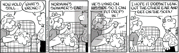Drabble on Thursday July 25, 2002 Comic Strip