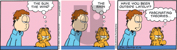 Garfield on Thursday April 14, 2011 Comic Strip