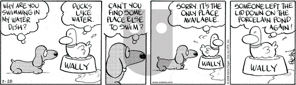 Drabble on Thursday February 28, 2008 Comic Strip
