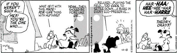 Over the Hedge on Thursday November 16, 2000 Comic Strip