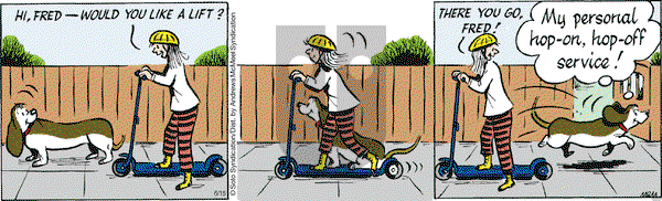 Fred Basset on Thursday June 15, 2017 Comic Strip