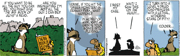 Over the Hedge on Tuesday September 22, 2009 Comic Strip