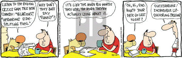 The Duplex on Thursday October 12, 2000 Comic Strip