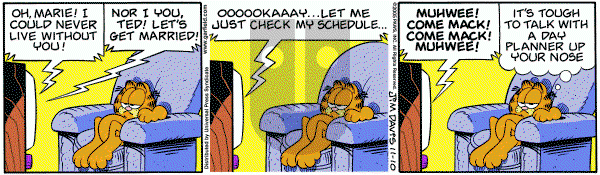 Garfield on Thursday November 10, 2005 Comic Strip