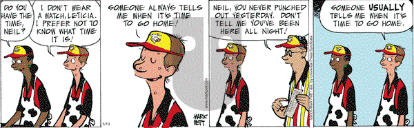 Lucky Cow - Friday May 13, 2005 Comic Strip