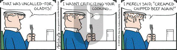 The Born Loser on Thursday March 8, 2018 Comic Strip