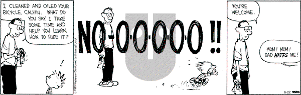 Calvin and Hobbes on Monday June 22, 2015 Comic Strip