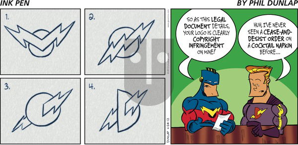 Ink Pen - Sunday June 24, 2012 Comic Strip