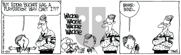 The Buckets on Thursday April 22, 1999 Comic Strip