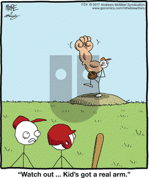 In the Bleachers on Monday July 24, 2017 Comic Strip