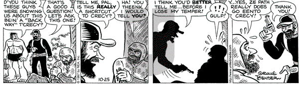 Alley Oop on Saturday October 25, 1997 Comic Strip