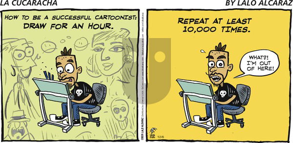 La Cucaracha on Sunday December 6, 2015 Comic Strip