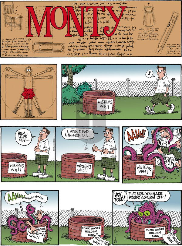 Monty on Sunday June 23, 2019 Comic Strip