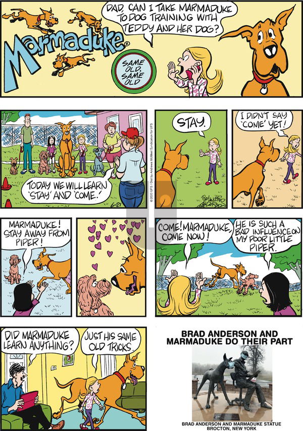 Marmaduke on Sunday June 21, 2020 Comic Strip