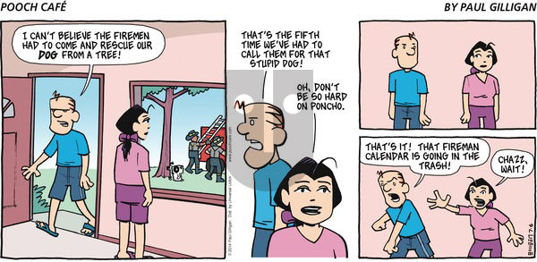 Pooch Cafe - Sunday July 6, 2014 Comic Strip