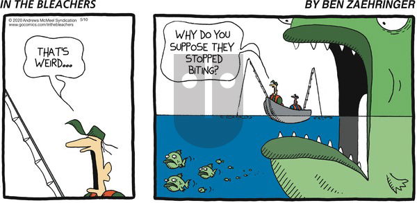 In the Bleachers on Sunday May 10, 2020 Comic Strip
