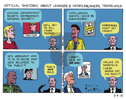 Ted Rall on Saturday May 4, 2019 Comic Strip