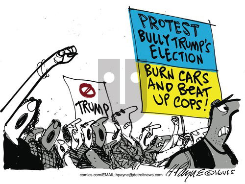 Henry Payne - Sunday November 13, 2016 Comic Strip