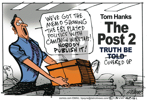 Henry Payne - Wednesday February 14, 2018 Comic Strip