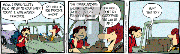 The Buckets on Monday April 27, 2015 Comic Strip