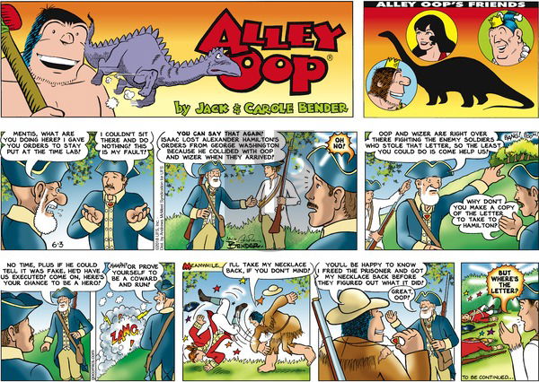 Alley Oop on Sunday June 3, 2018 Comic Strip