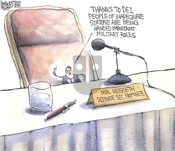Matt Davies on Thursday January 16, 2025 Comic Strip