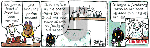 Breaking Cat News on Tuesday August 25, 2020 Comic Strip