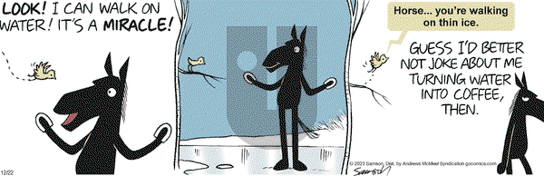 Dark Side of the Horse - Friday December 22, 2023 Comic Strip