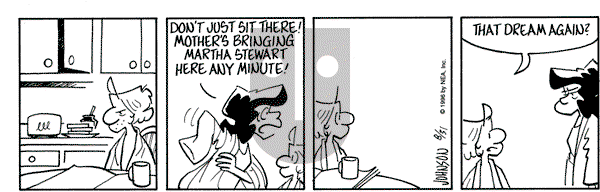 Arlo and Janis on Saturday August 31, 1996 Comic Strip
