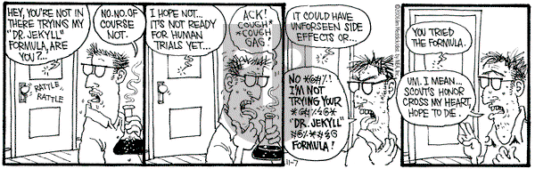 Monty on Tuesday November 7, 2006 Comic Strip