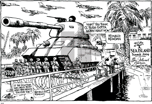 Pat Oliphant on Wednesday June 9, 2004 Comic Strip