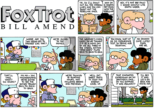 FoxTrot on Sunday April 6, 1997 Comic Strip