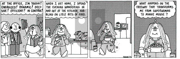 Cathy Classics on Thursday February 16, 1989 Comic Strip